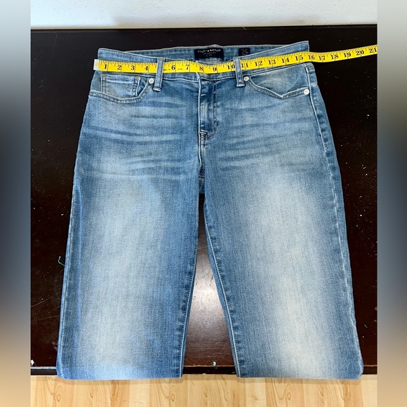 Lucky Brand Stella stretchy low rise skinny denim blue ankle jeans size 10/30 - Picture 9 of 13